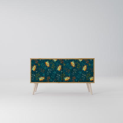 AUTUMN INSECTS Mueble de TV Compacto de 2 puertas