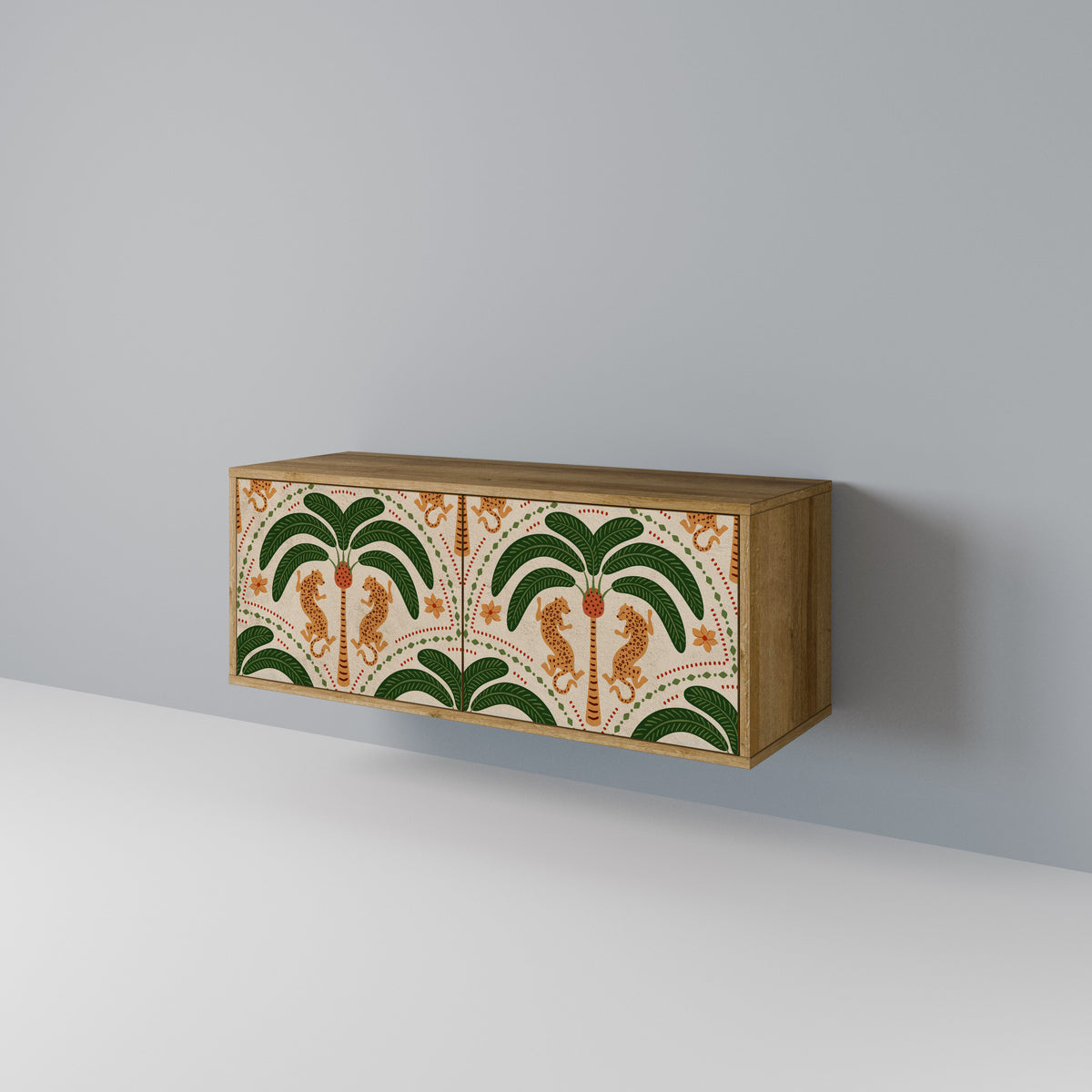 DANCING PREDATORS Mueble de TV Compacto de 2 puertas