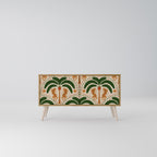 DANCING PREDATORS Mueble de TV Compacto de 2 puertas