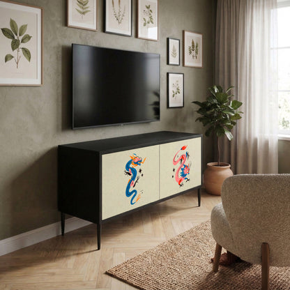 MYTHOLOGICAL CREATURES Mueble de TV Compacto de 2 puertas