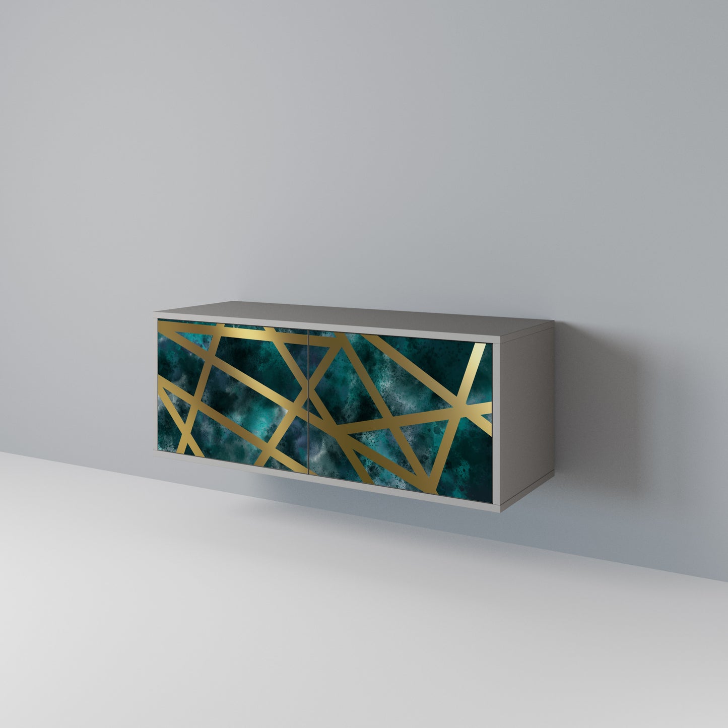 THE LABYRINTH OF GOLD Mueble de TV Compacto de 2 puertas