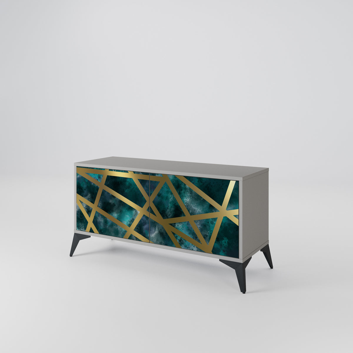 THE LABYRINTH OF GOLD Mueble de TV Compacto de 2 puertas