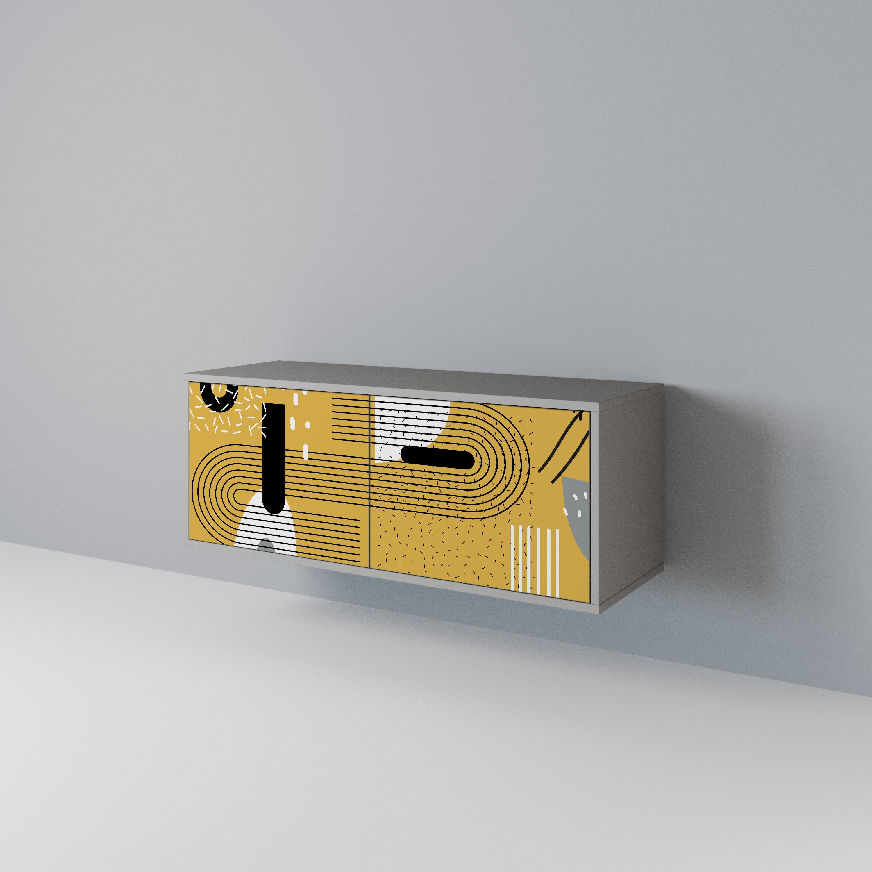 SHAPESHIFT SYMPHONY Compact 2-Door TV Cabinet