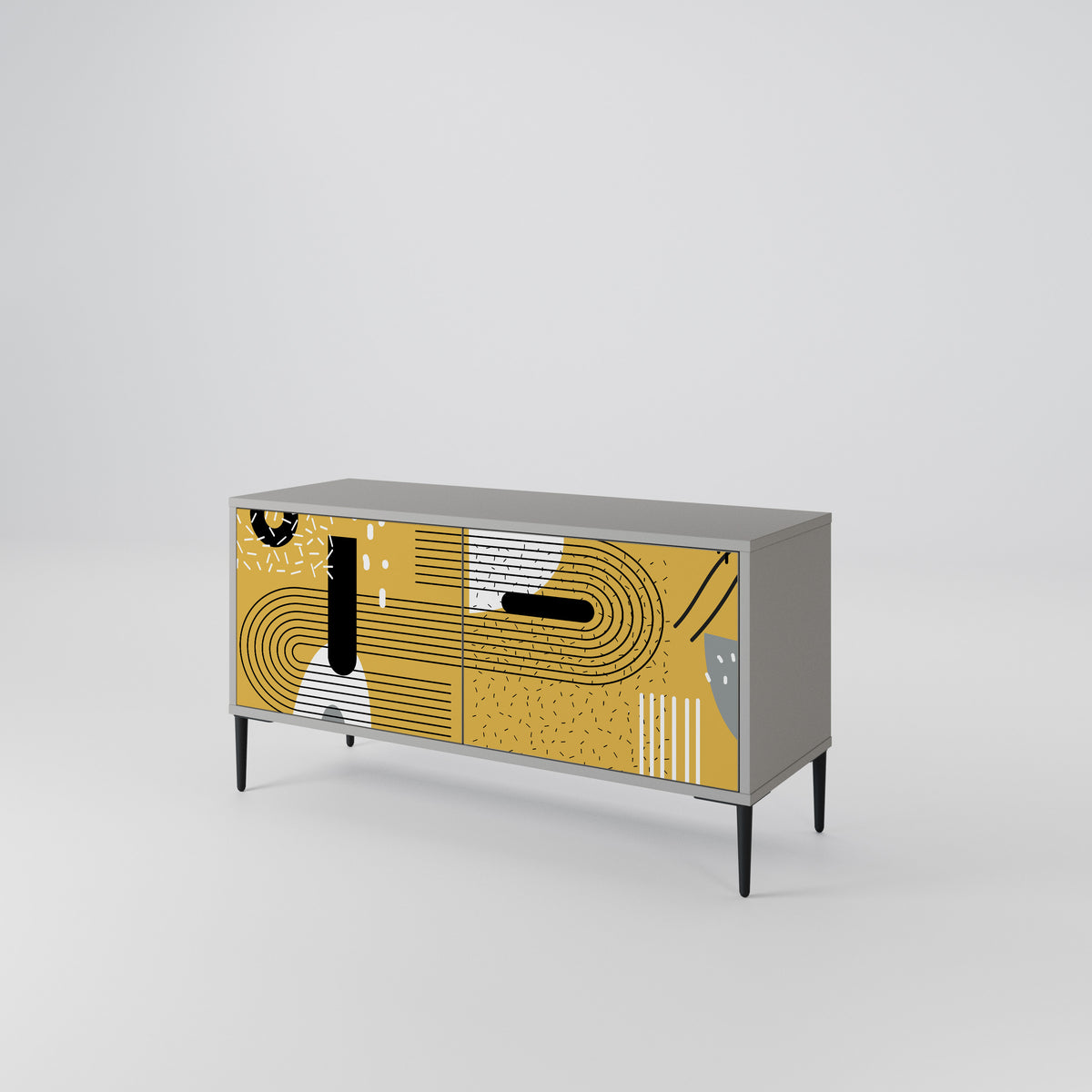 SHAPESHIFT SYMPHONY Mueble de TV Compacto de 2 puertas