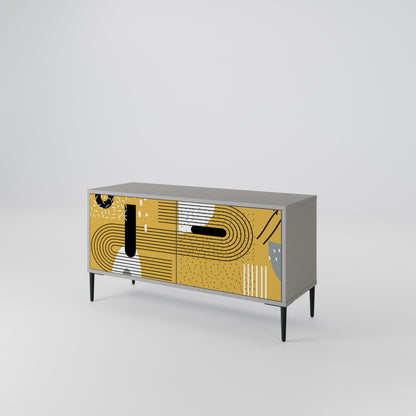 SHAPESHIFT SYMPHONY Mueble de TV Compacto de 2 puertas