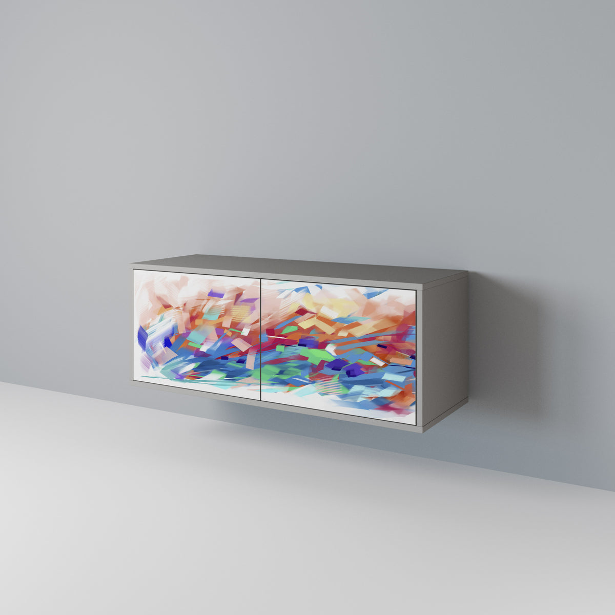 FINESSE MASH-UP Mueble de TV Compacto de 2 puertas
