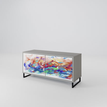 FINESSE MASH-UP Mueble de TV Compacto de 2 puertas