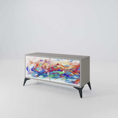 FINESSE MASH-UP Mueble de TV Compacto de 2 puertas