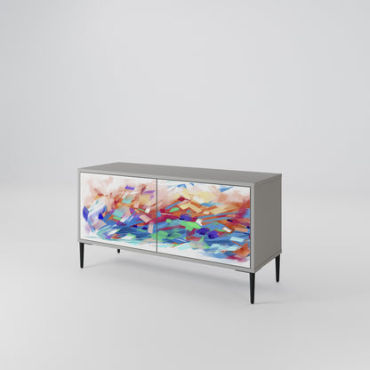 FINESSE MASH-UP Mueble de TV Compacto de 2 puertas