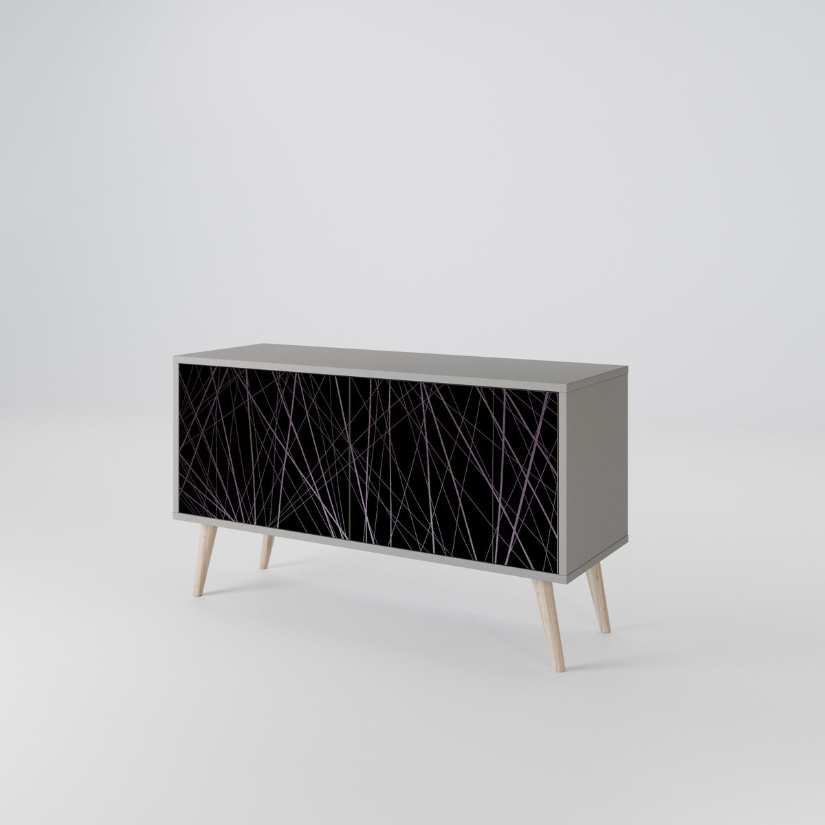 SHIMMER SPIDERGRAM Mueble de TV Compacto de 2 puertas