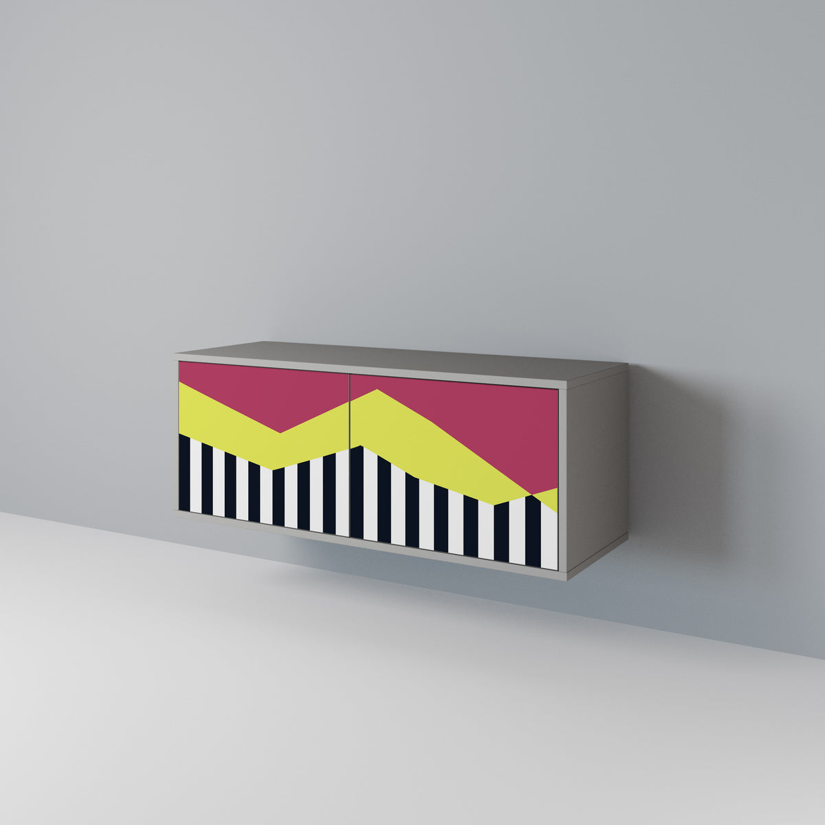 PIANO FANTASY Mueble de TV Compacto de 2 puertas