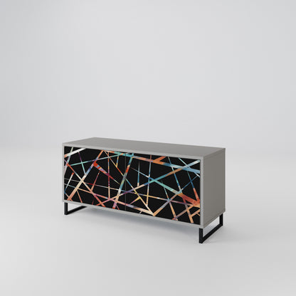 POLYGON VERVE Mueble de TV Compacto de 2 puertas