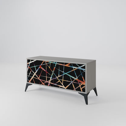 POLYGON VERVE Mueble de TV Compacto de 2 puertas