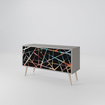 POLYGON VERVE Mueble de TV Compacto de 2 puertas