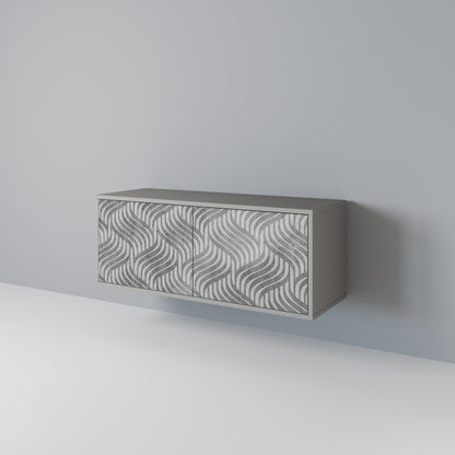 CONCRETE MOVEMENT Mueble de TV Compacto de 2 puertas