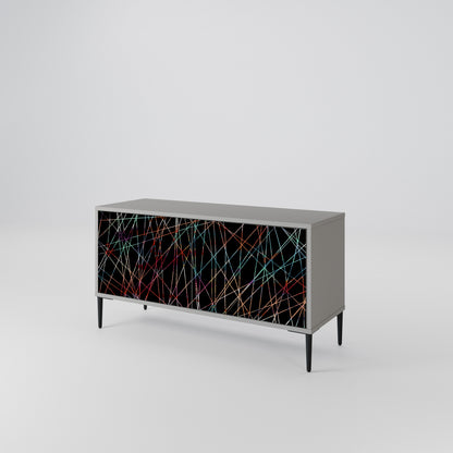 LUMINOUS SNARE Mueble de TV Compacto de 2 puertas