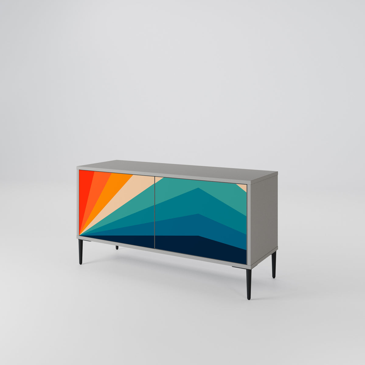 PRISM CONCUSSION Mueble de TV Compacto de 2 puertas