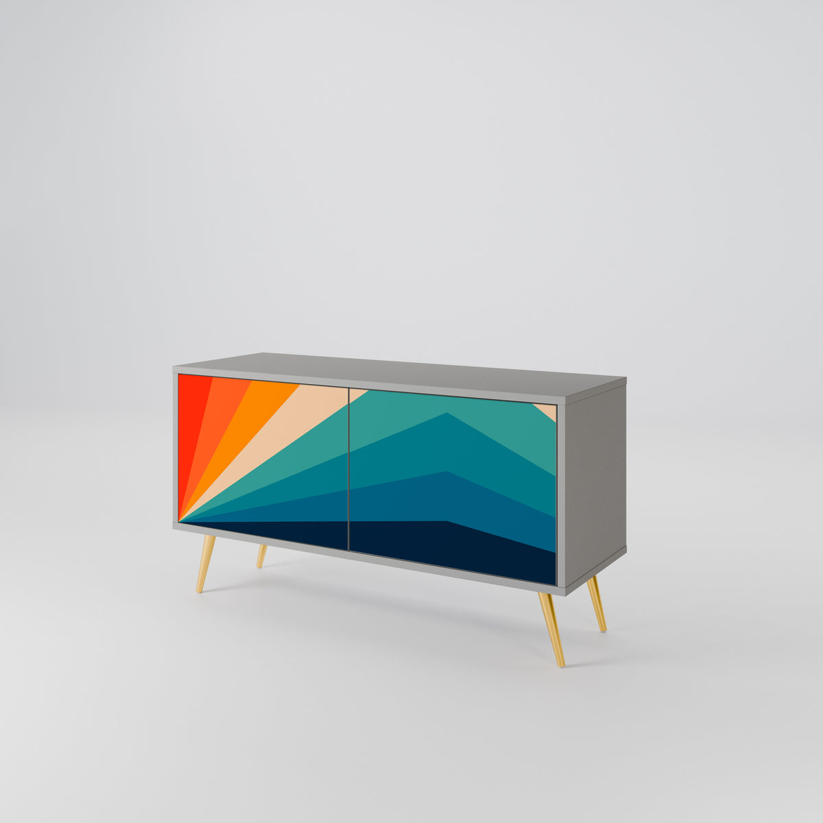 PRISM CONCUSSION Mueble de TV Compacto de 2 puertas