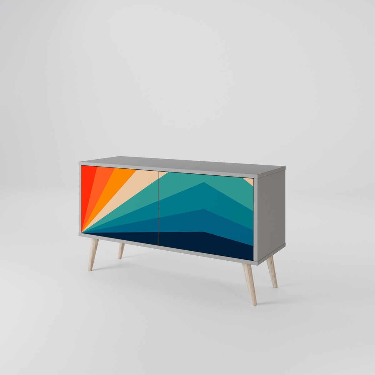 PRISM CONCUSSION Mueble de TV Compacto de 2 puertas