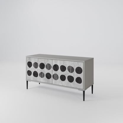 GHOSTLY GRADIENTS Mueble de TV Compacto de 2 puertas
