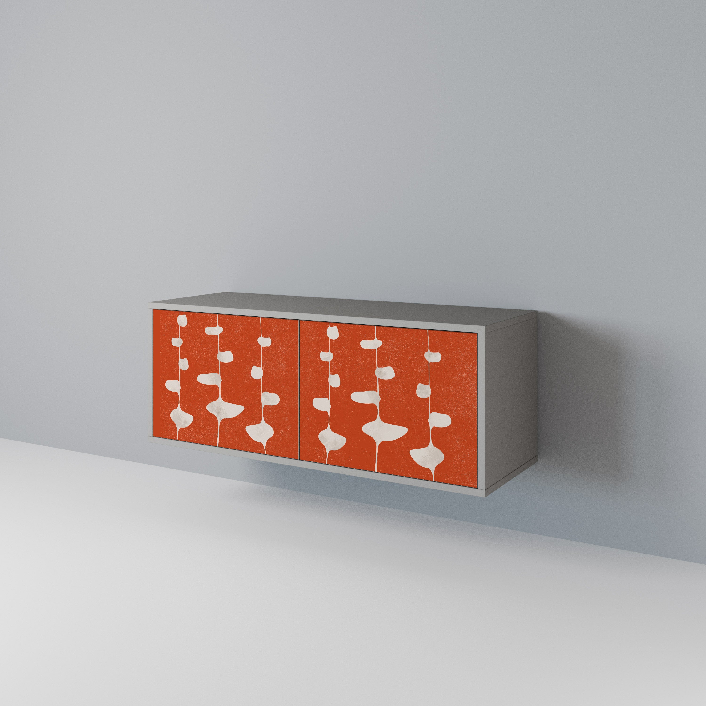 COURAGE MOLD Compact 2-Door TV Cabinet