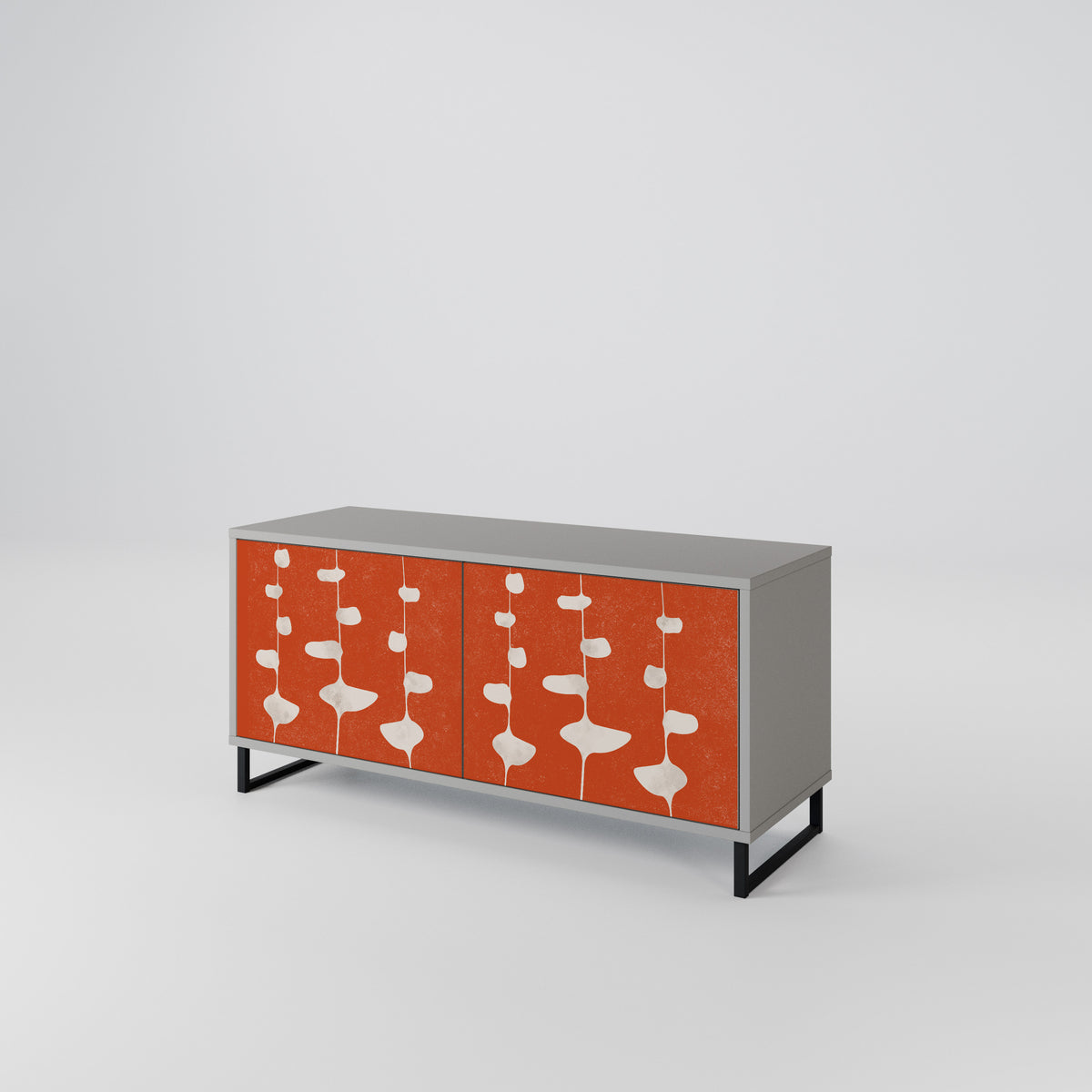 COURAGE MOLD Mueble de TV Compacto de 2 puertas