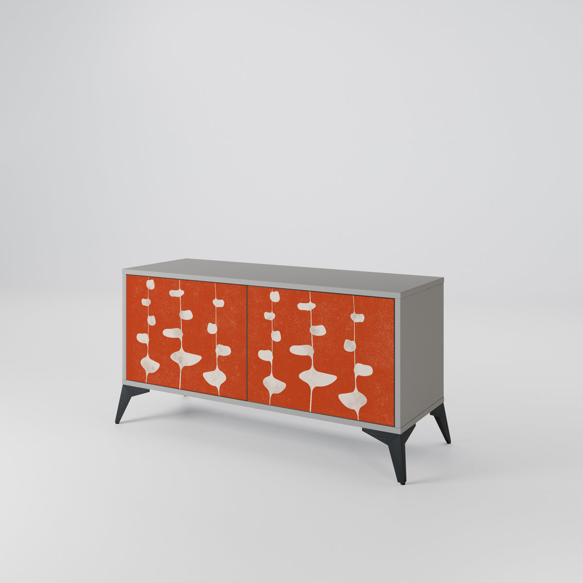 COURAGE MOLD Mueble de TV Compacto de 2 puertas