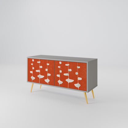 COURAGE MOLD Mueble de TV Compacto de 2 puertas