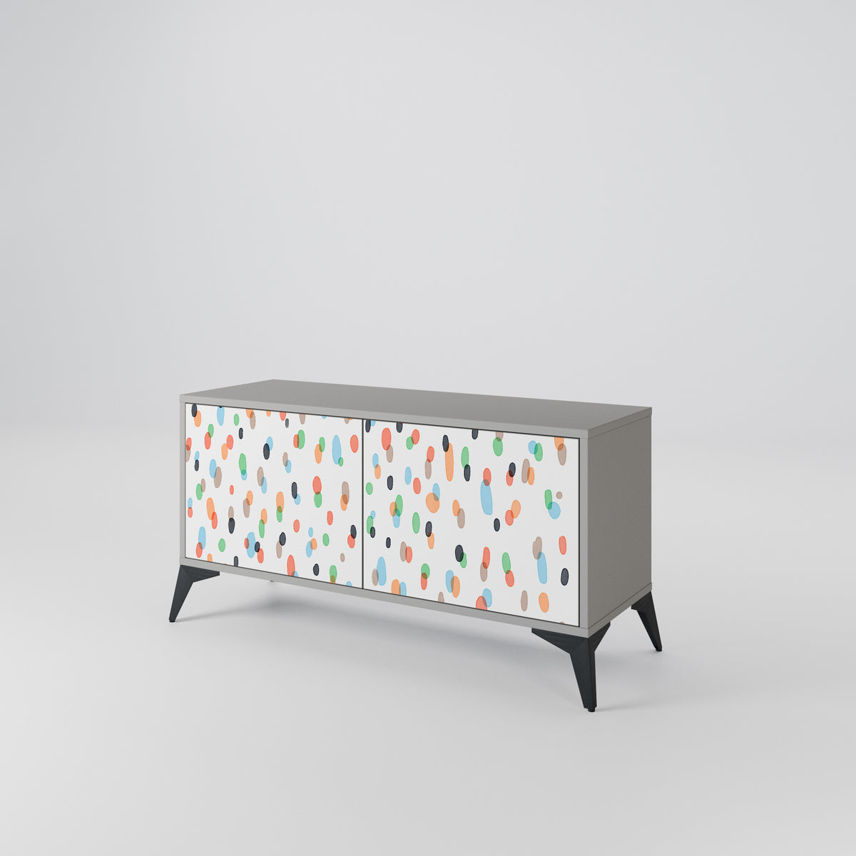 ENERGETIC SPOTS Compact 2-Door TV Cabinet