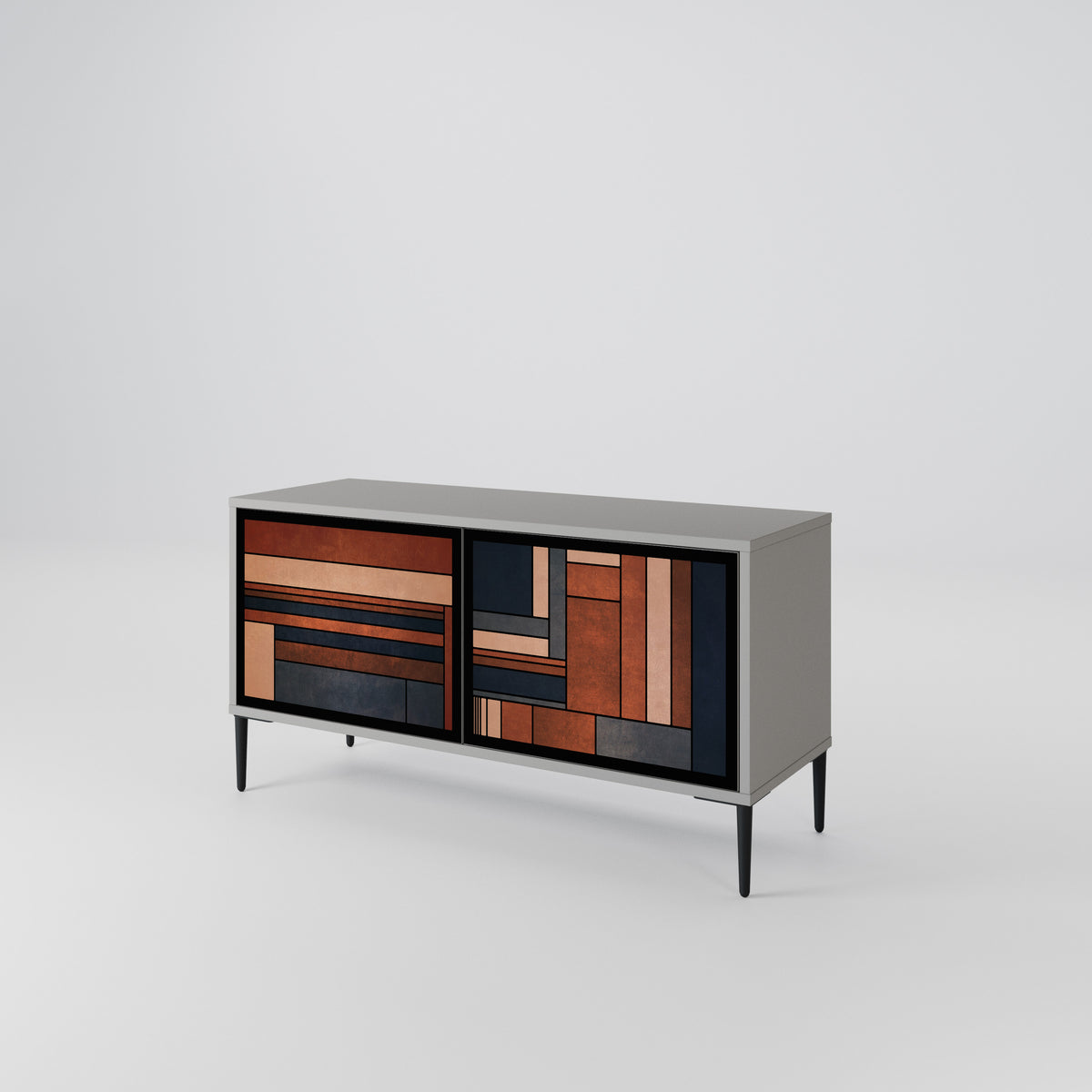 INTREPID FORMATION Compact 2-Door TV Cabinet