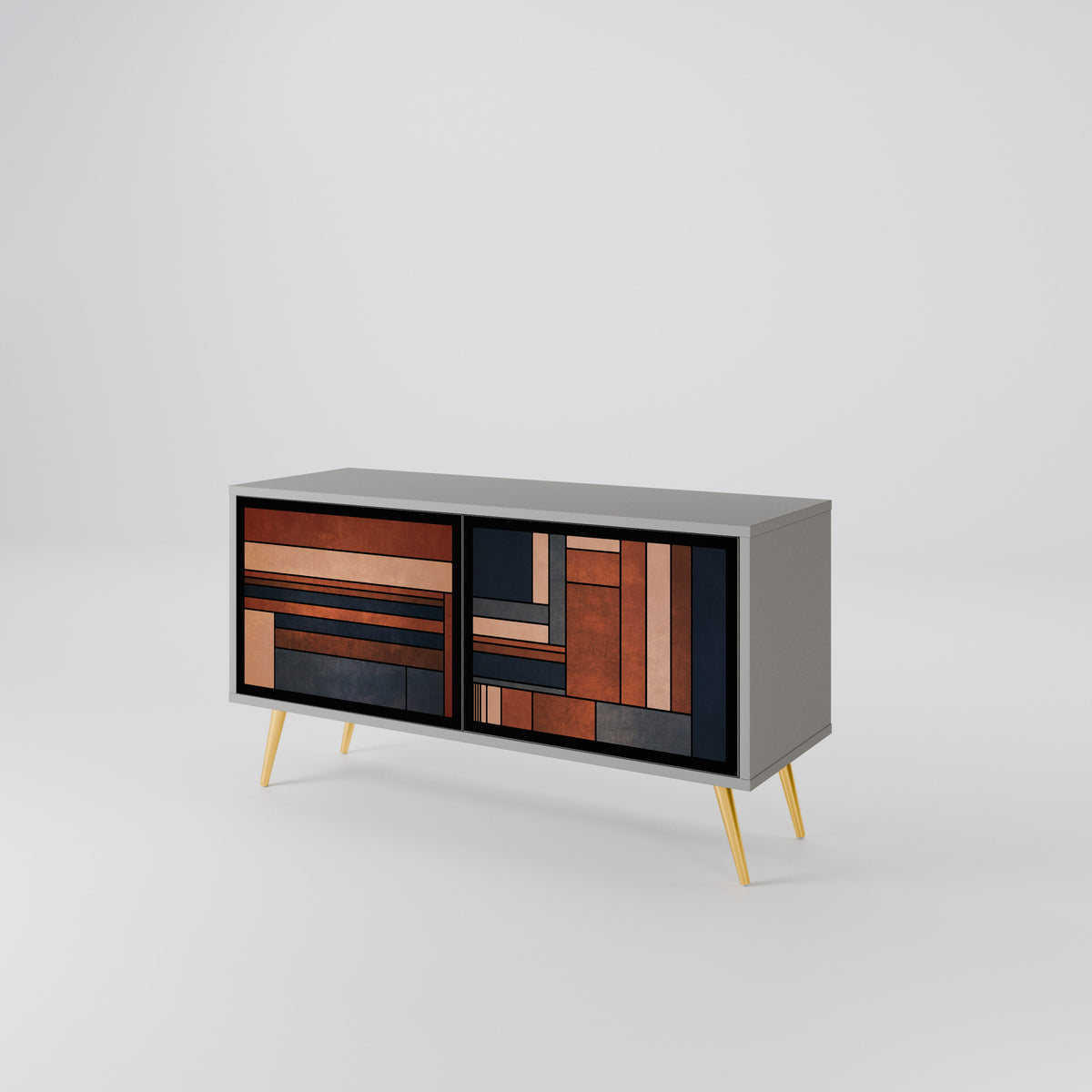 INTREPID FORMATION Compact 2-Door TV Cabinet
