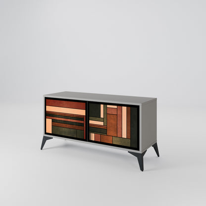 FIGURES OF NATURE Mueble de TV Compacto de 2 puertas