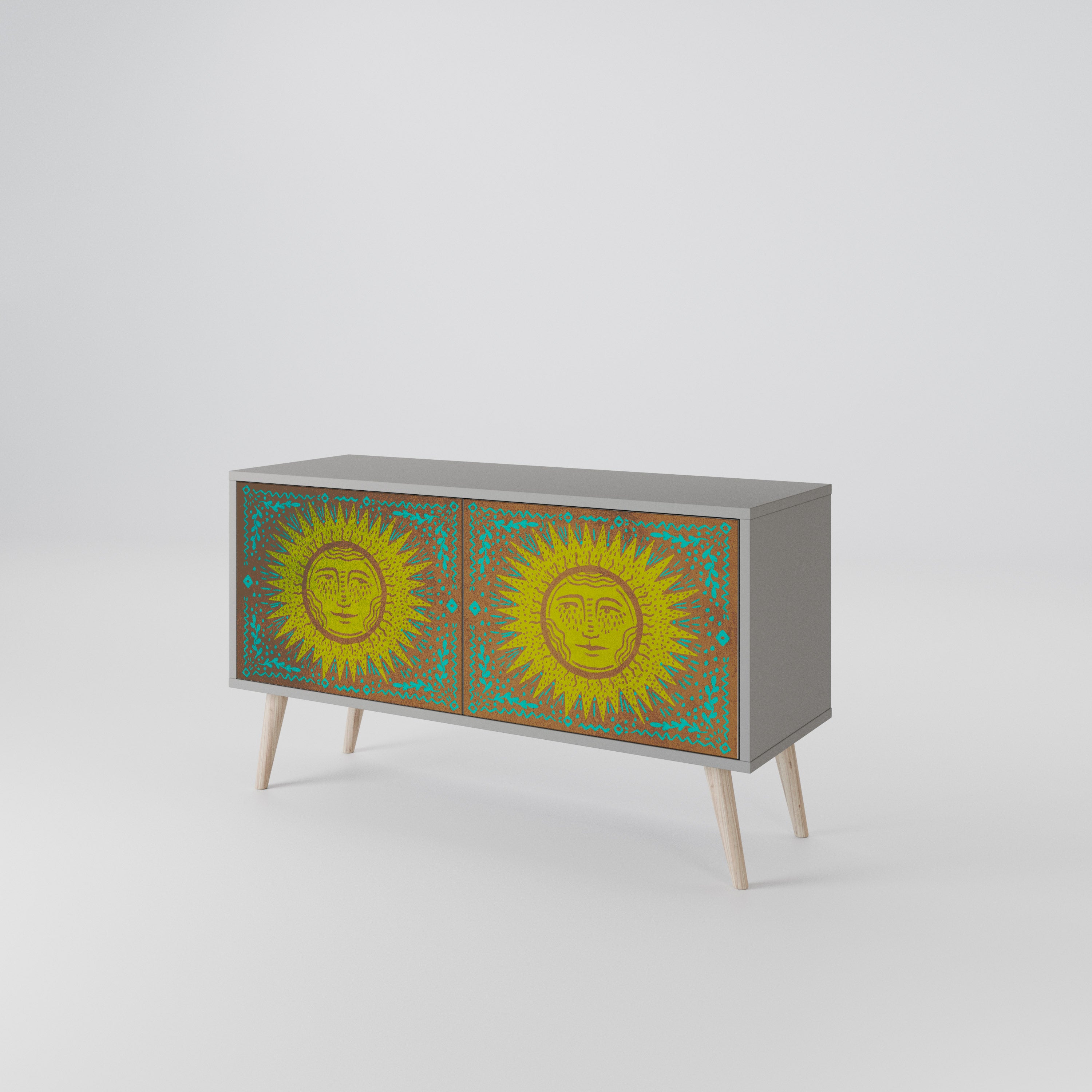 SUNSHINE EULOGY Compact 2-Door TV Cabinet