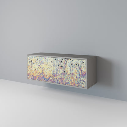 MOSAIC OF COLORS Mueble de TV Compacto de 2 puertas