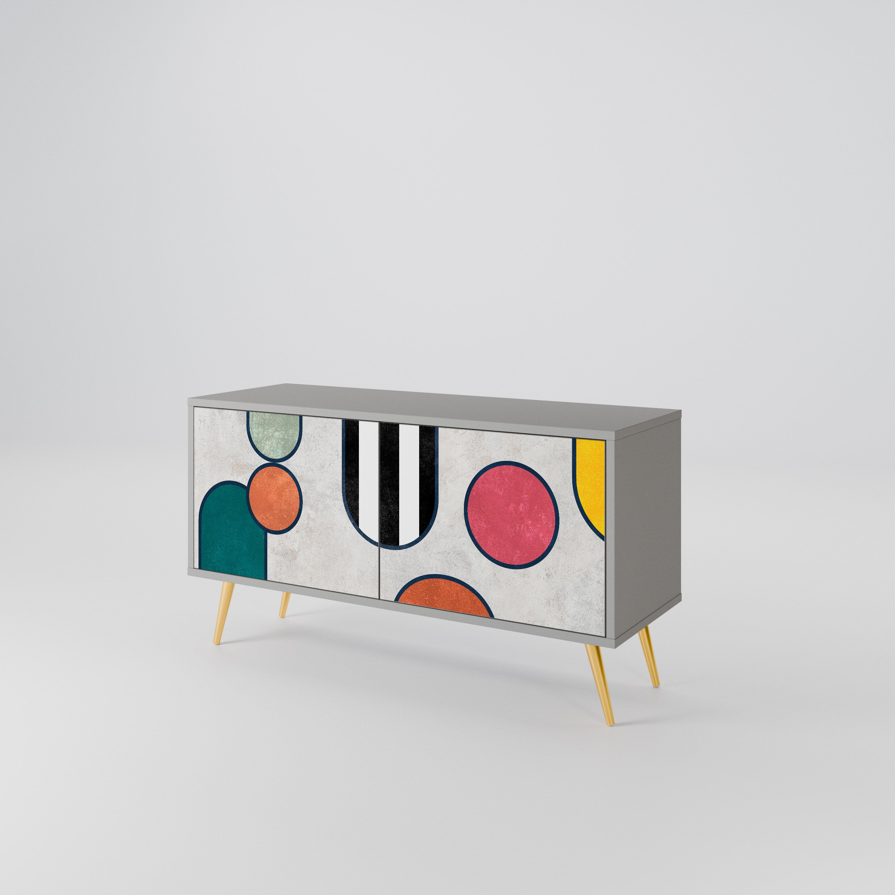 COOL STORY Compact 2-Door TV Cabinet