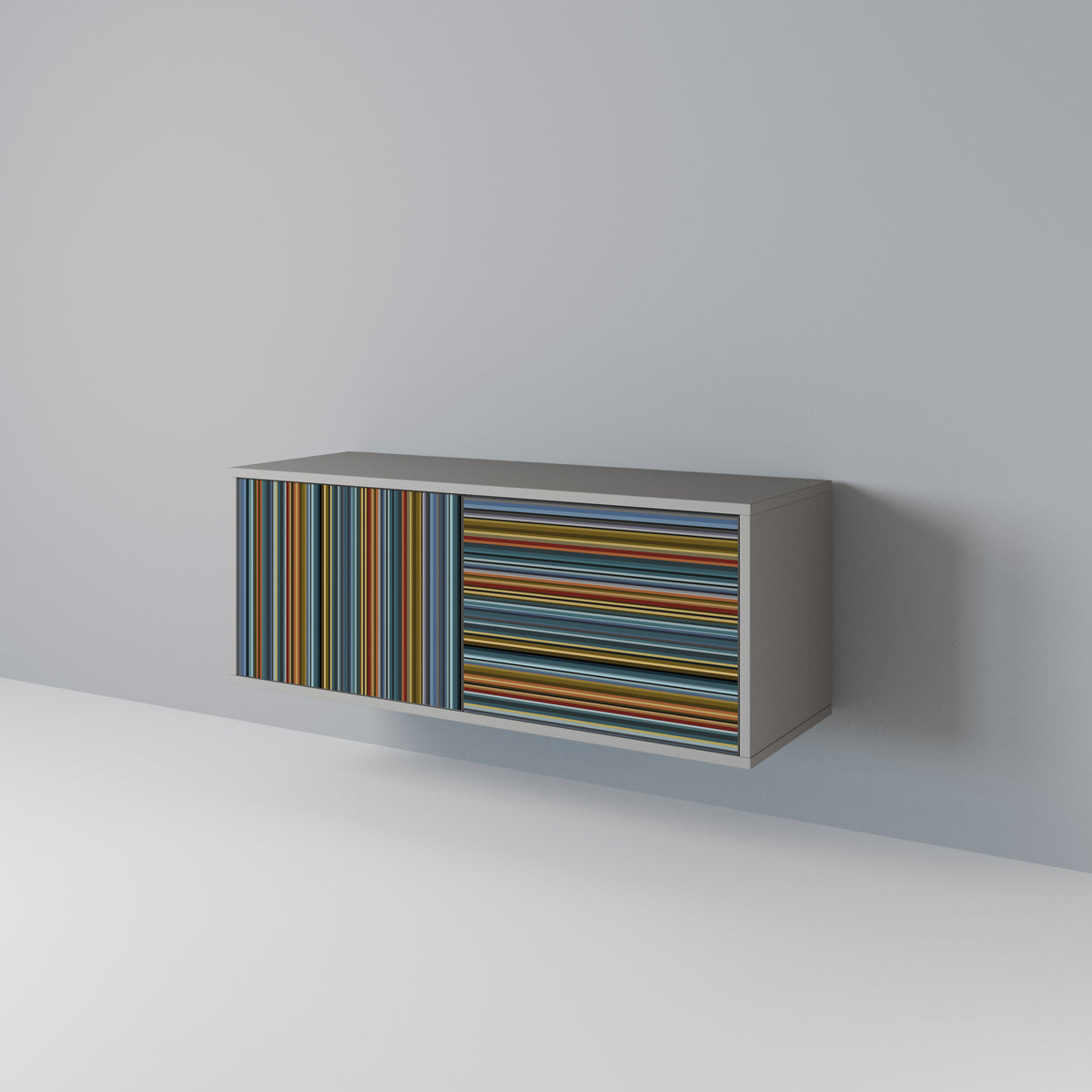 LINEOUT SPECTRUM Mueble de TV Compacto de 2 puertas