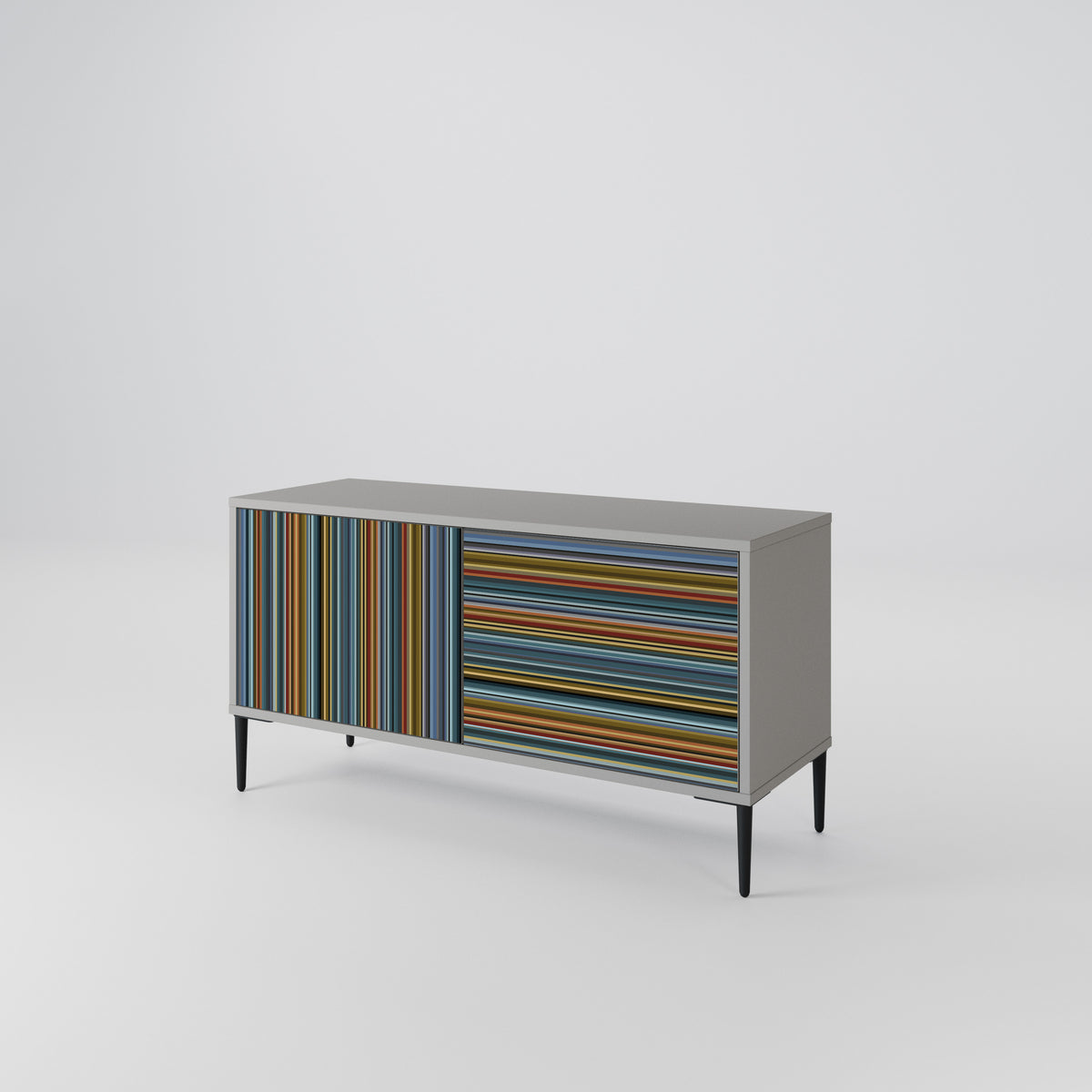 LINEOUT SPECTRUM Mueble de TV Compacto de 2 puertas