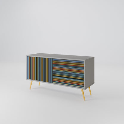 LINEOUT SPECTRUM Mueble de TV Compacto de 2 puertas