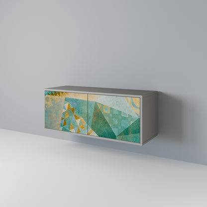 SPECTRUM SPLENDOR Mueble de TV Compacto de 2 puertas