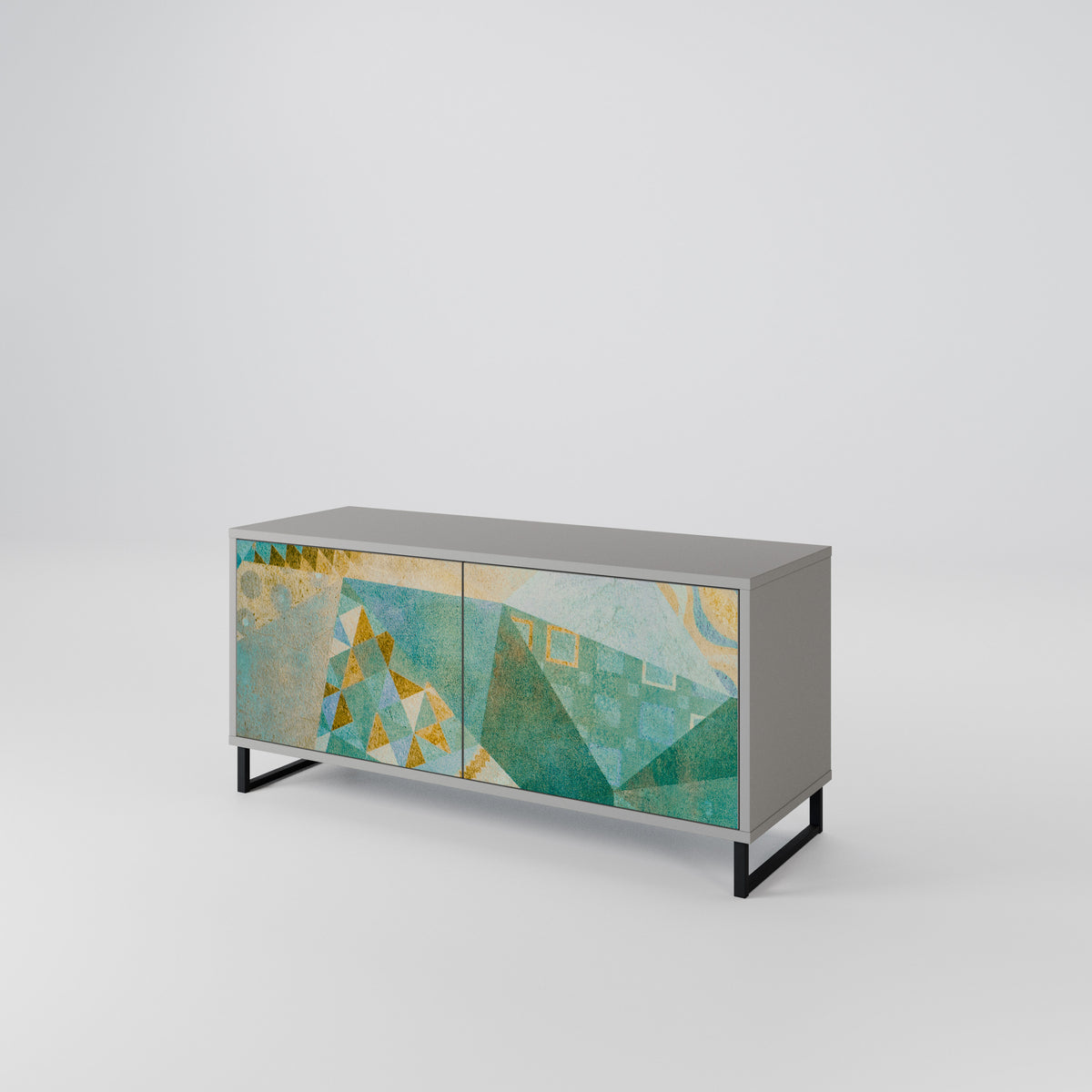 SPECTRUM SPLENDOR Mueble de TV Compacto de 2 puertas