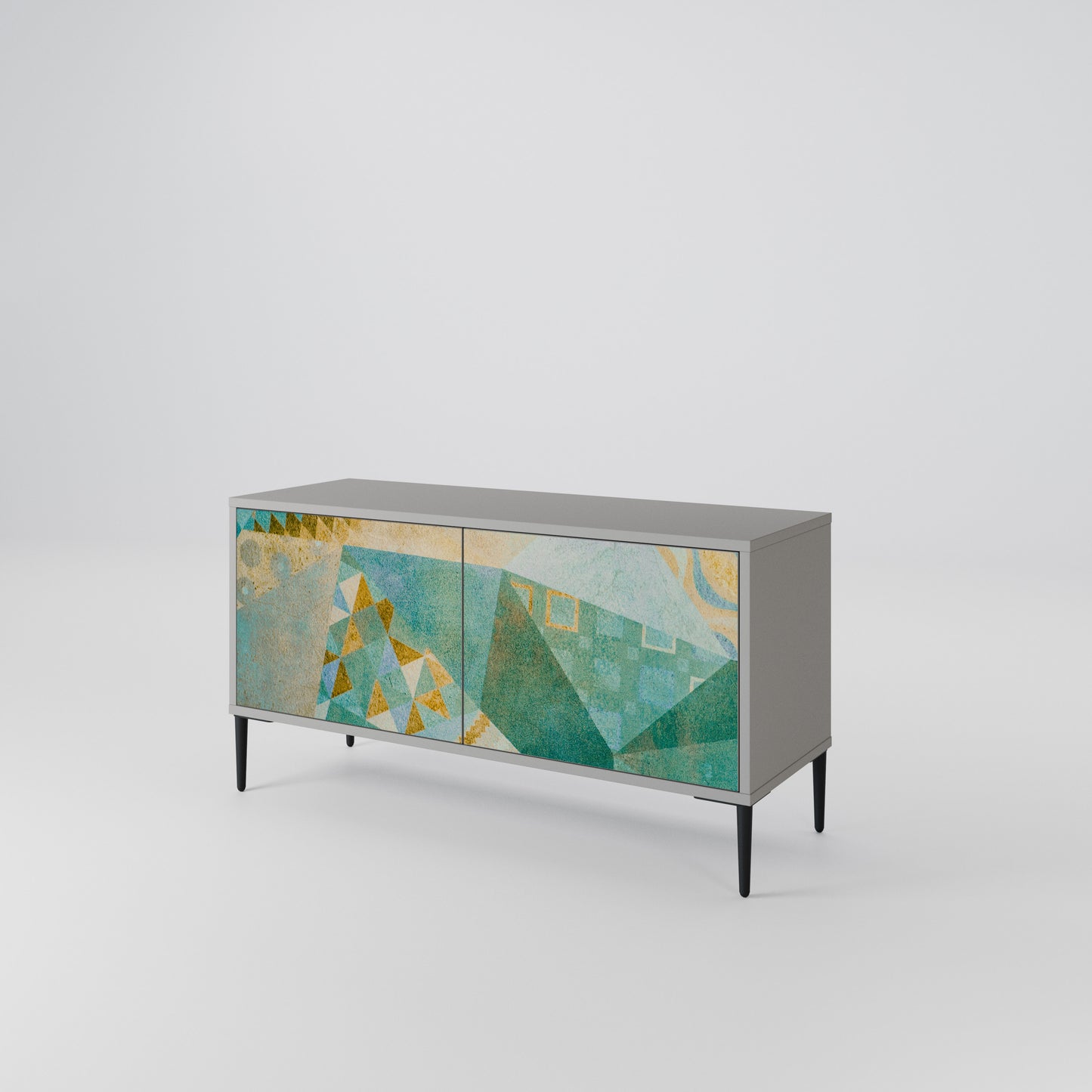 SPECTRUM SPLENDOR Mueble de TV Compacto de 2 puertas