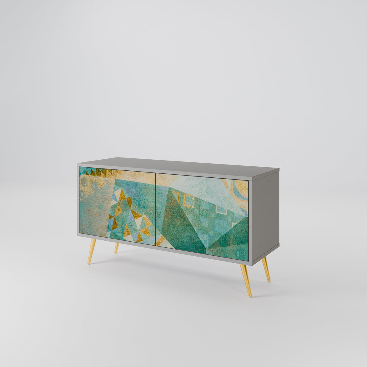 SPECTRUM SPLENDOR Mueble de TV Compacto de 2 puertas