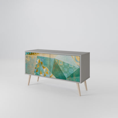 SPECTRUM SPLENDOR Mueble de TV Compacto de 2 puertas