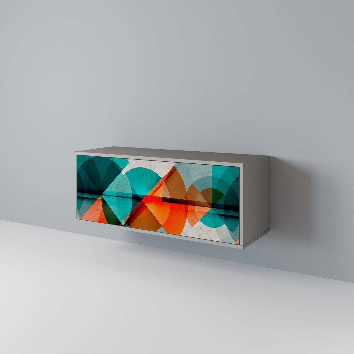 CIRCULAR RHAPSODY Mueble de TV Compacto de 2 puertas