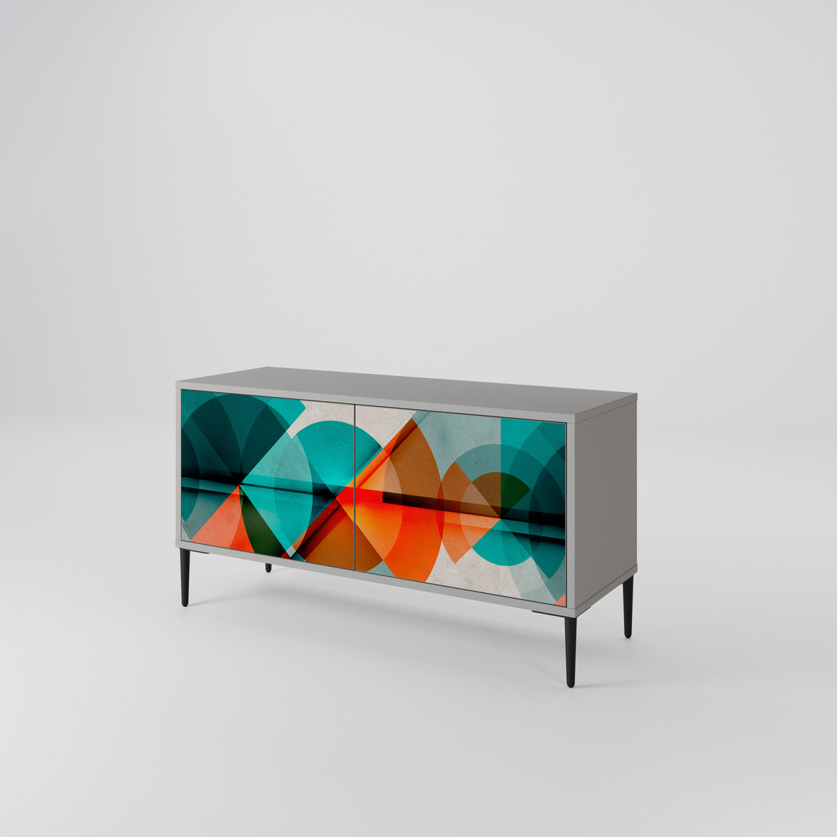 CIRCULAR RHAPSODY Mueble de TV Compacto de 2 puertas