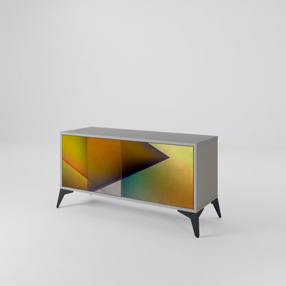 PIERCING SHARPNESS Mueble de TV Compacto de 2 puertas