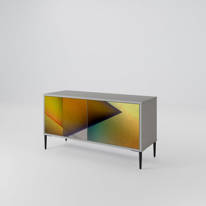 PIERCING SHARPNESS Mueble de TV Compacto de 2 puertas