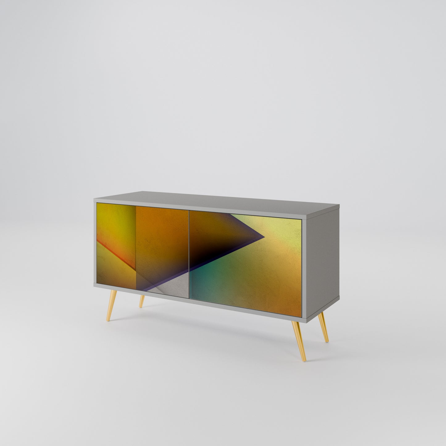PIERCING SHARPNESS Mueble de TV Compacto de 2 puertas