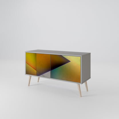 PIERCING SHARPNESS Mueble de TV Compacto de 2 puertas