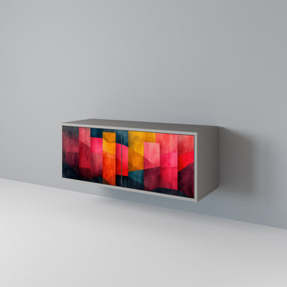 COLORFUL SOUNDS Mueble de TV Compacto de 2 puertas